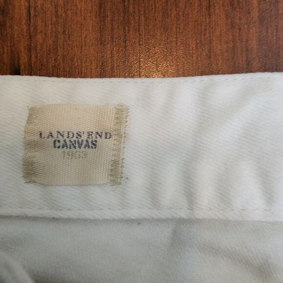 LANDS END JAMBES SLIM WHITE JEANS SIZE 29 - Picture 5 of 7